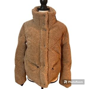 SAM. NYC Sophia Sherpa Down Puffer Jacket Sz-S